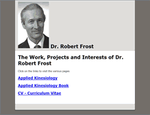 Tablet Screenshot of drrobertfrost.com
